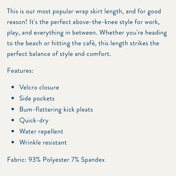 Rip Skirt Hawaii Coral Peach Hibiscus Print Skirt Length 2 Water Resistant - Picture 9 of 9